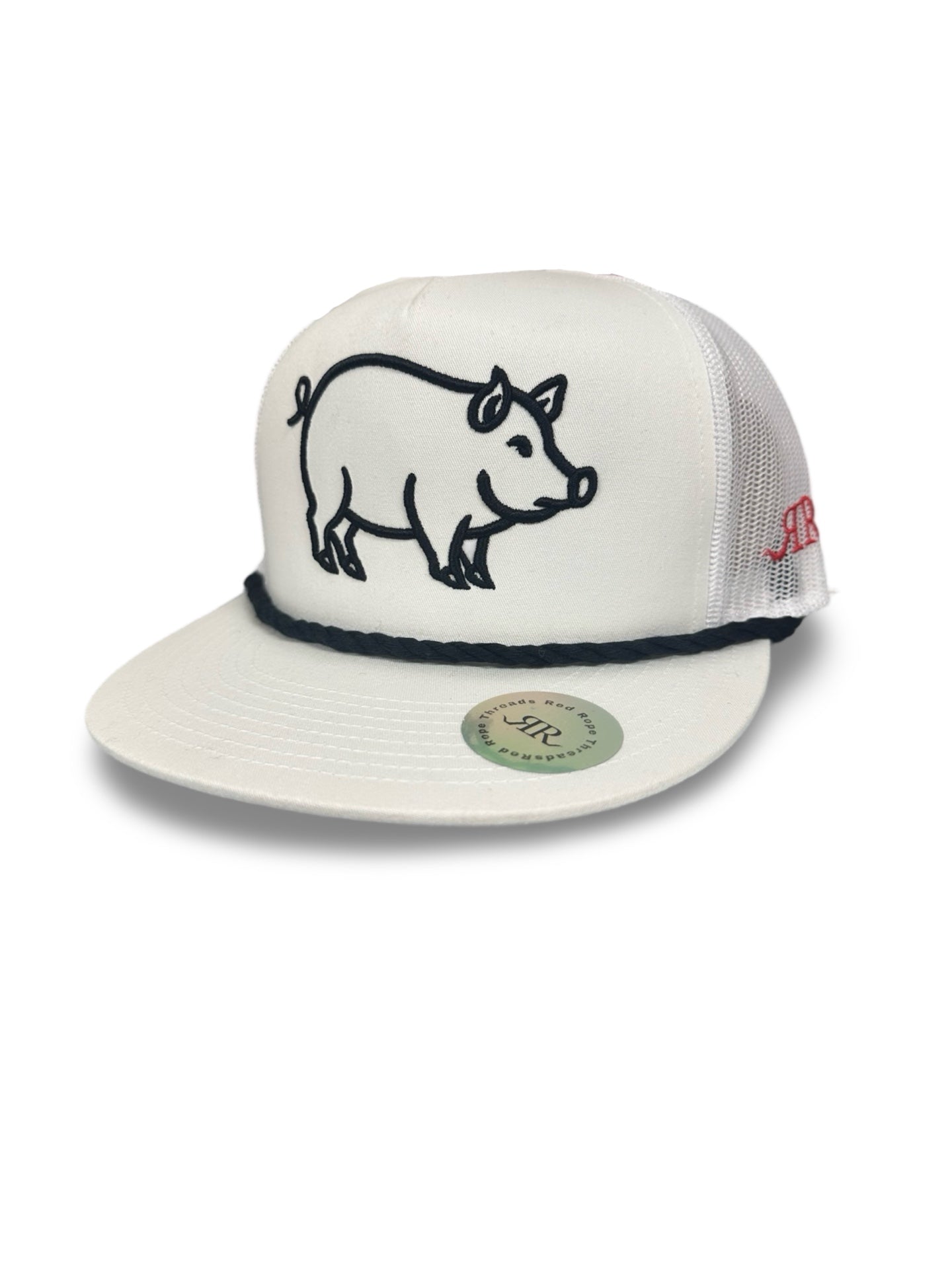 Bacon Rope Hat - White